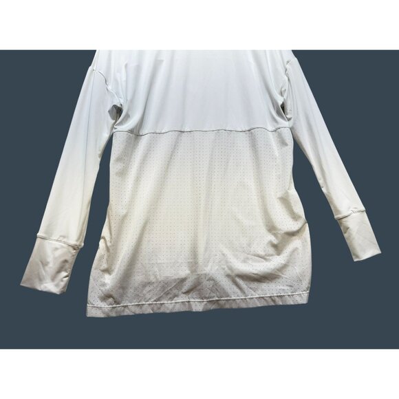 Detroit Red Wings Levelwear L Long Sleeve White Shirt With Perforated Shoulders - Picture 9 of 11